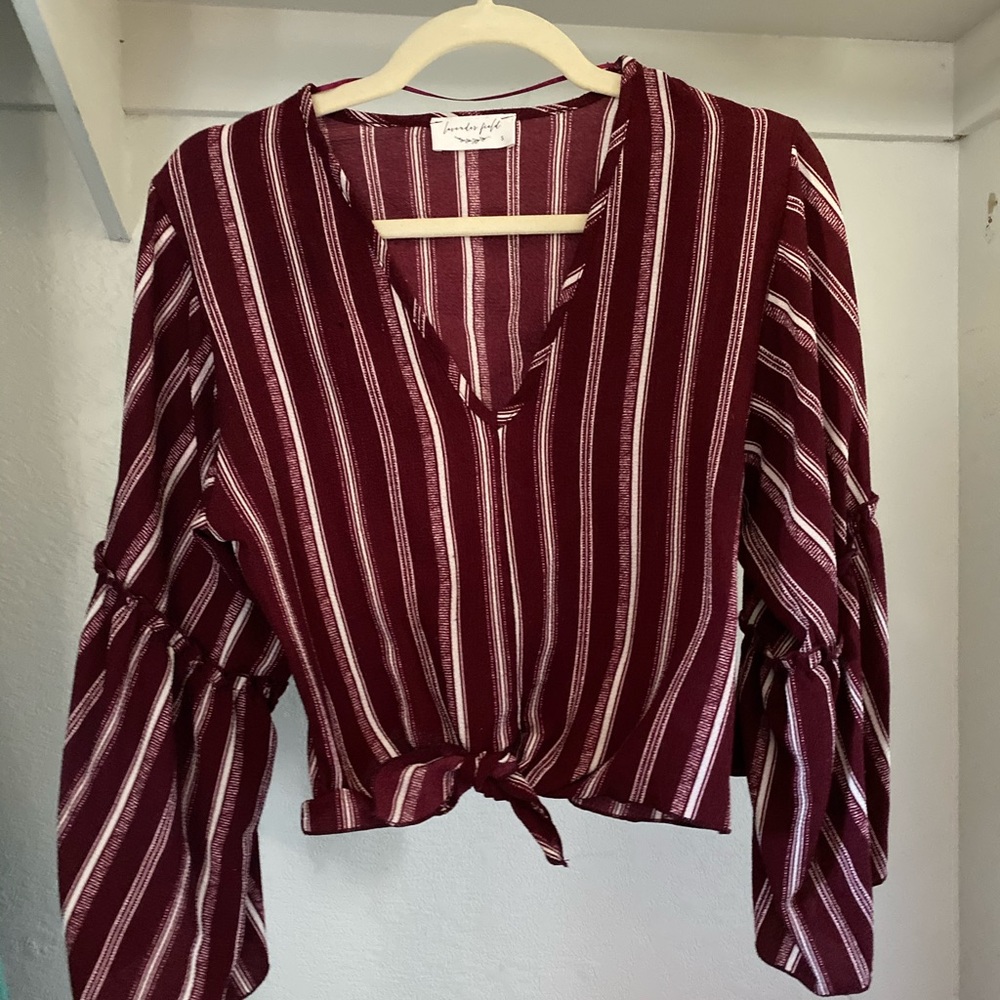 70s style crop top